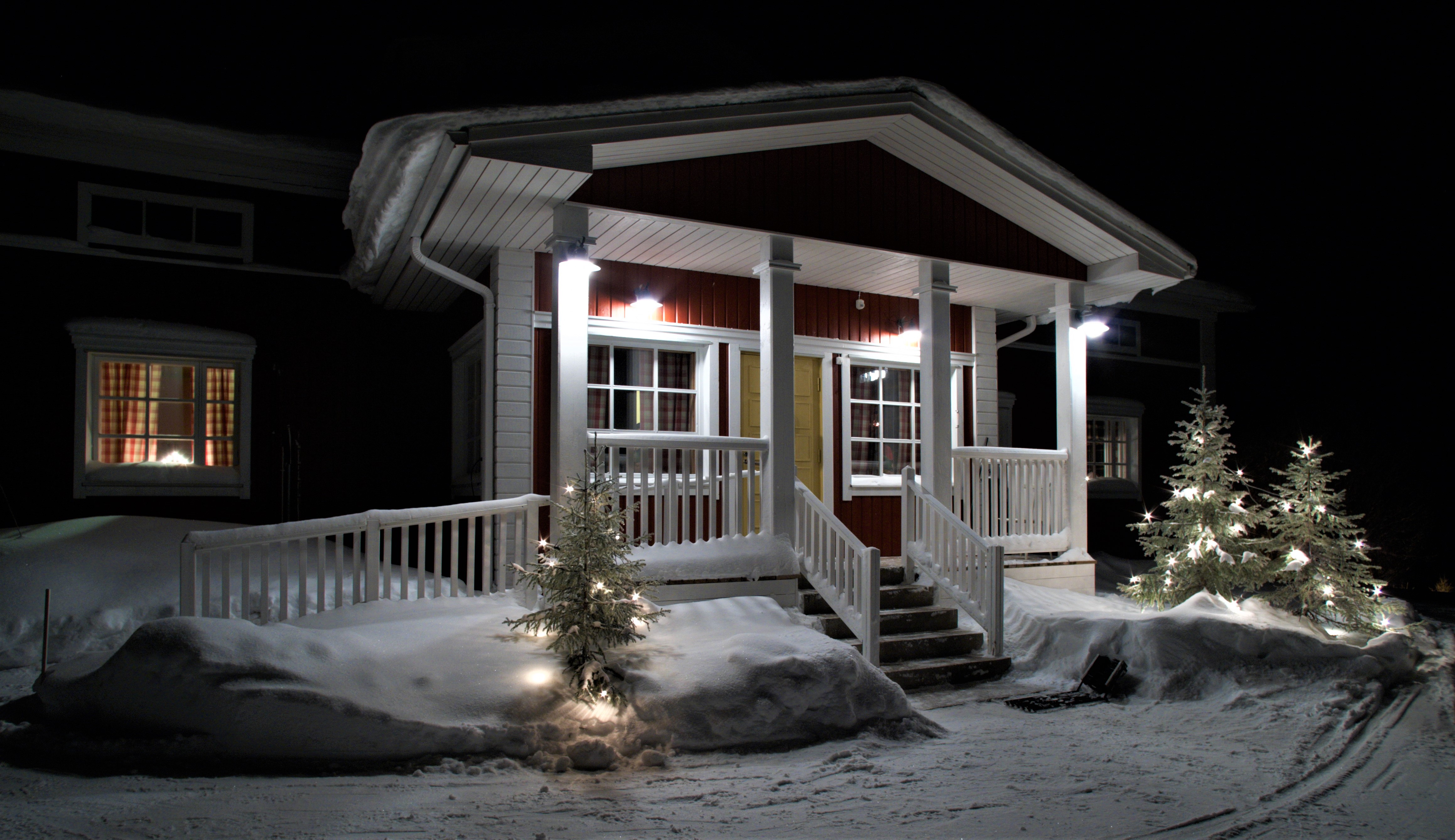 A Finnish house at Christmas