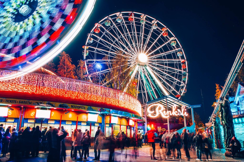 Family Vactions in Finland | Linnanmäki - Carnival of Light