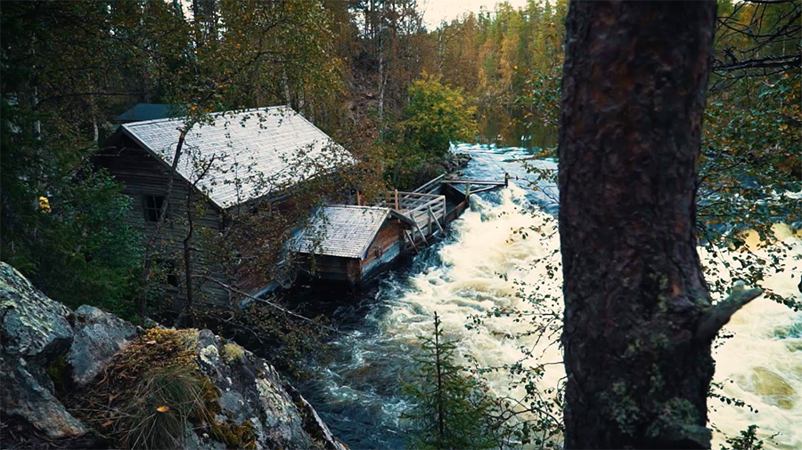  the famous Myllykoski Falls