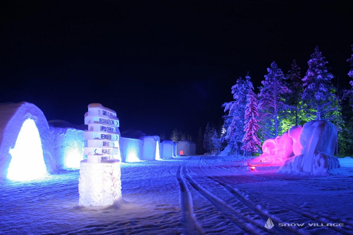 lapland safaris snow village