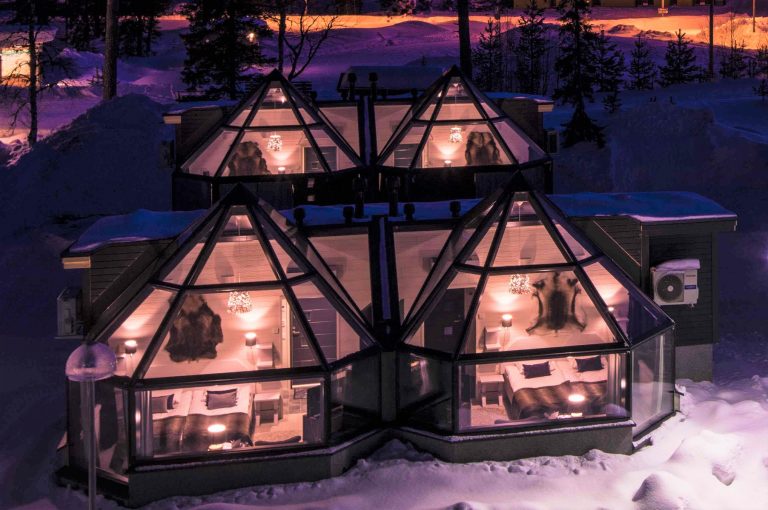 Santa's Igloos Arctic Circle Rovaniemi Discovering Finland