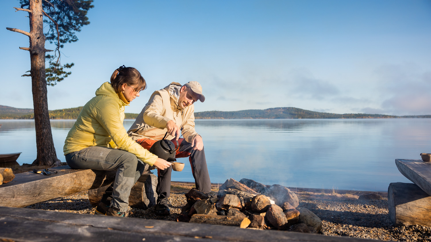 Wilderness Hotels Inari Fireplace
